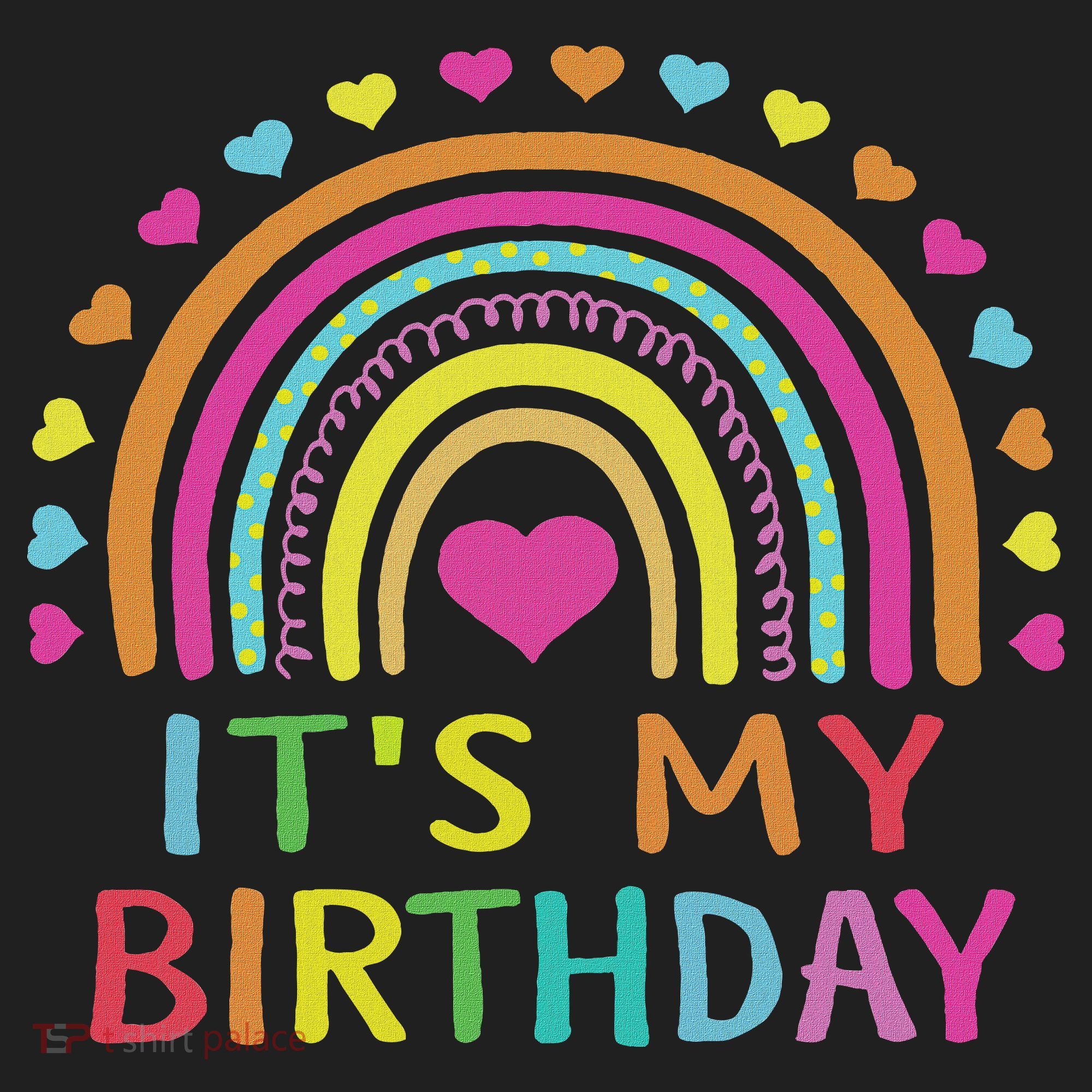 It's My Birthday For Women Ns Gift Rainbow Women's Sweatshirt