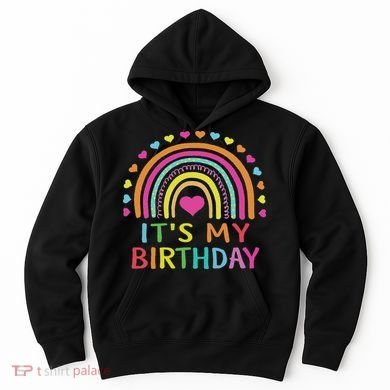 It's My Birthday For Women Ns Gift Rainbow Hoodie