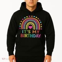 It's My Birthday For Women Ns Gift Rainbow Hoodie thumb 2