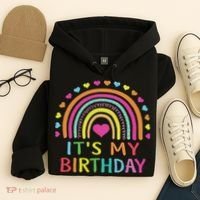 It's My Birthday For Women Ns Gift Rainbow Hoodie thumb 4