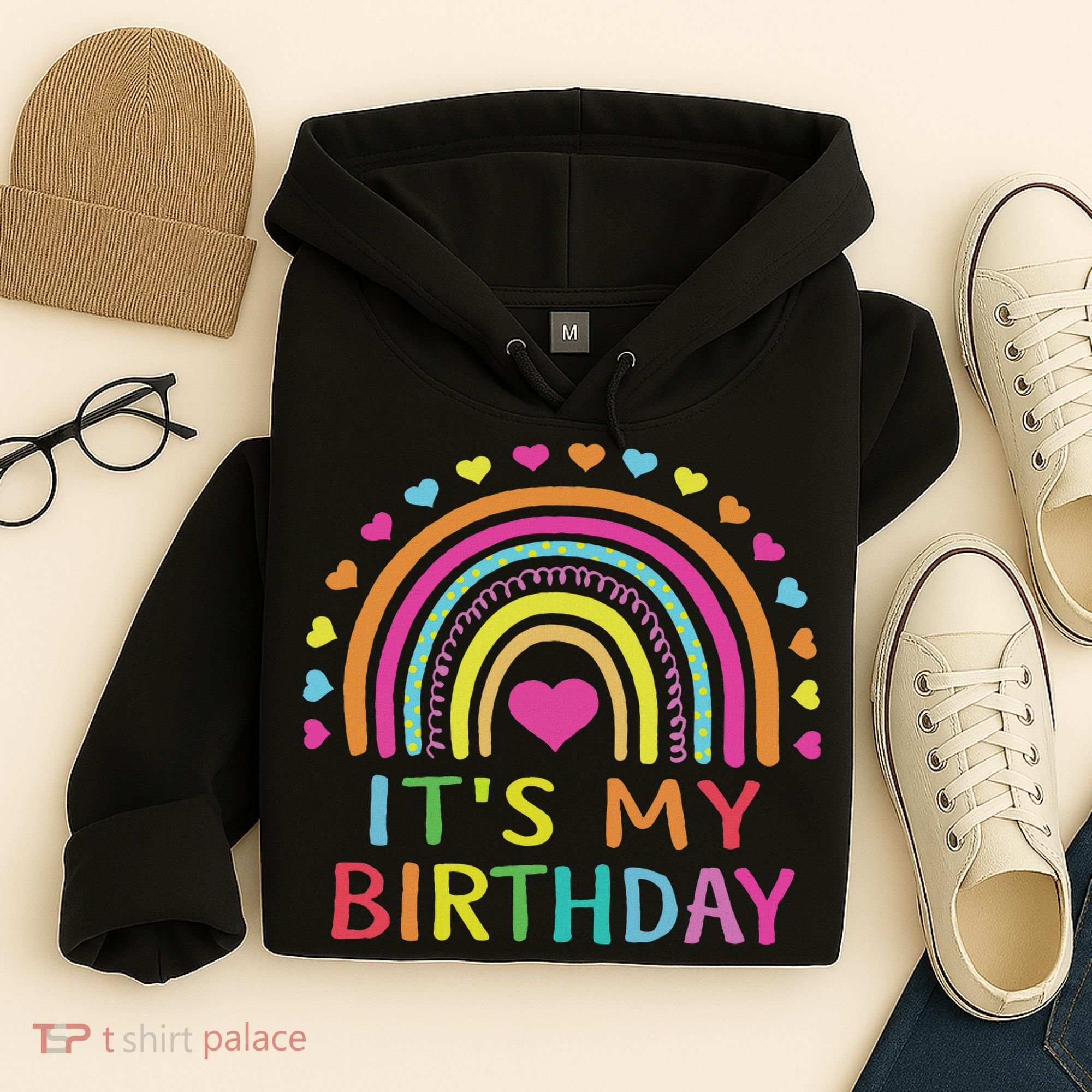 It's My Birthday For Women Ns Gift Rainbow Hoodie
