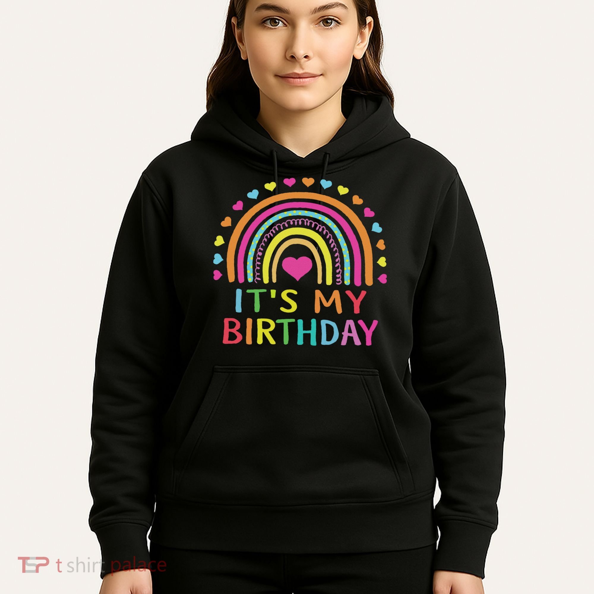 It's My Birthday For Women Ns Gift Rainbow Hoodie