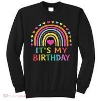 It's My Birthday For Women Ns Gift Rainbow Sweatshirt thumb 0