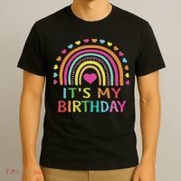 It's My Birthday For Women Ns Gift Rainbow T-Shirt thumb 3