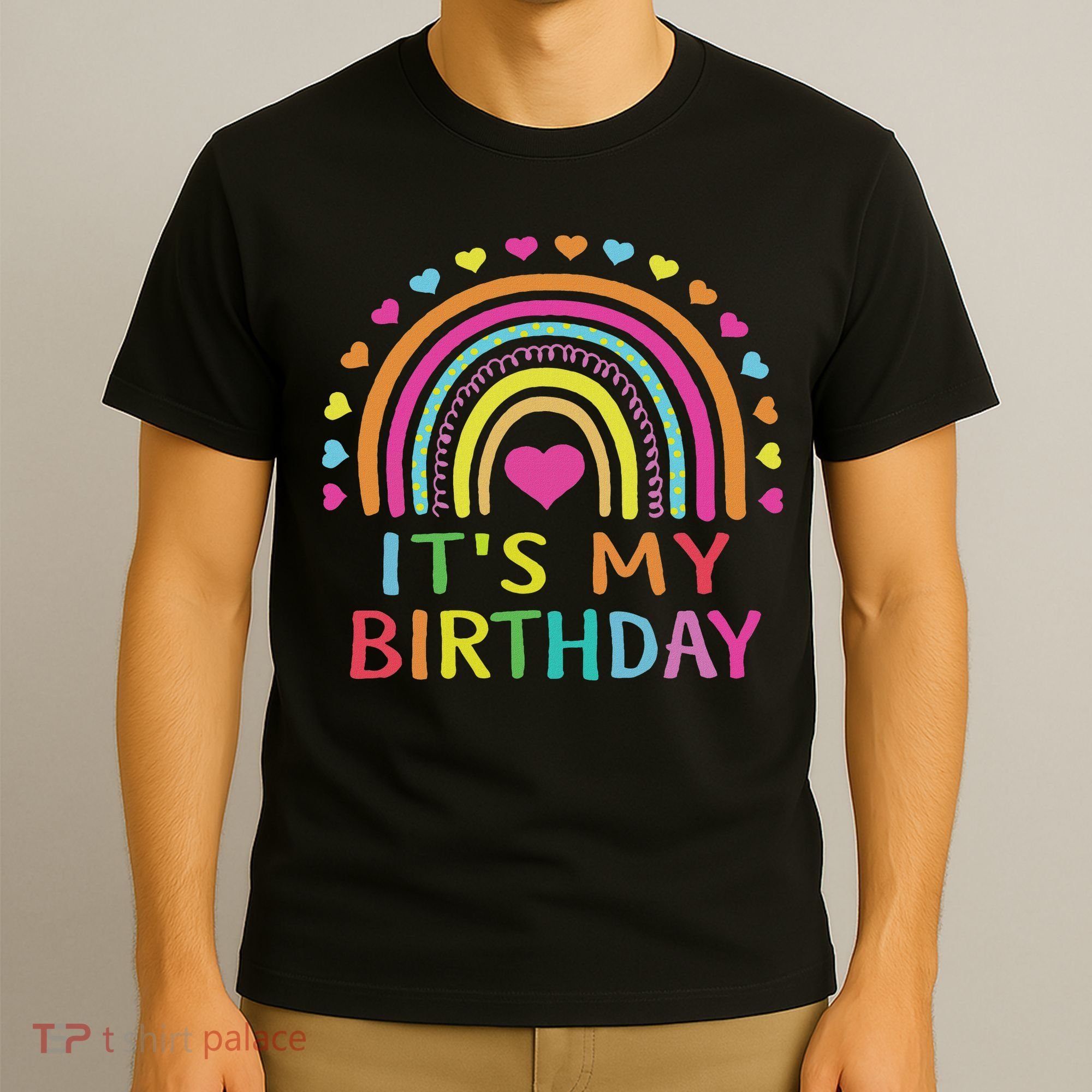 It's My Birthday For Women Ns Gift Rainbow T-Shirt
