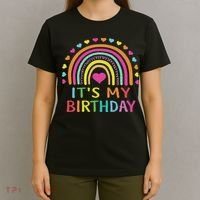 It's My Birthday For Women Ns Gift Rainbow T-Shirt thumb 4
