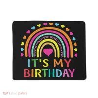 It's My Birthday For Women Ns Gift Rainbow Mousepad thumb 0