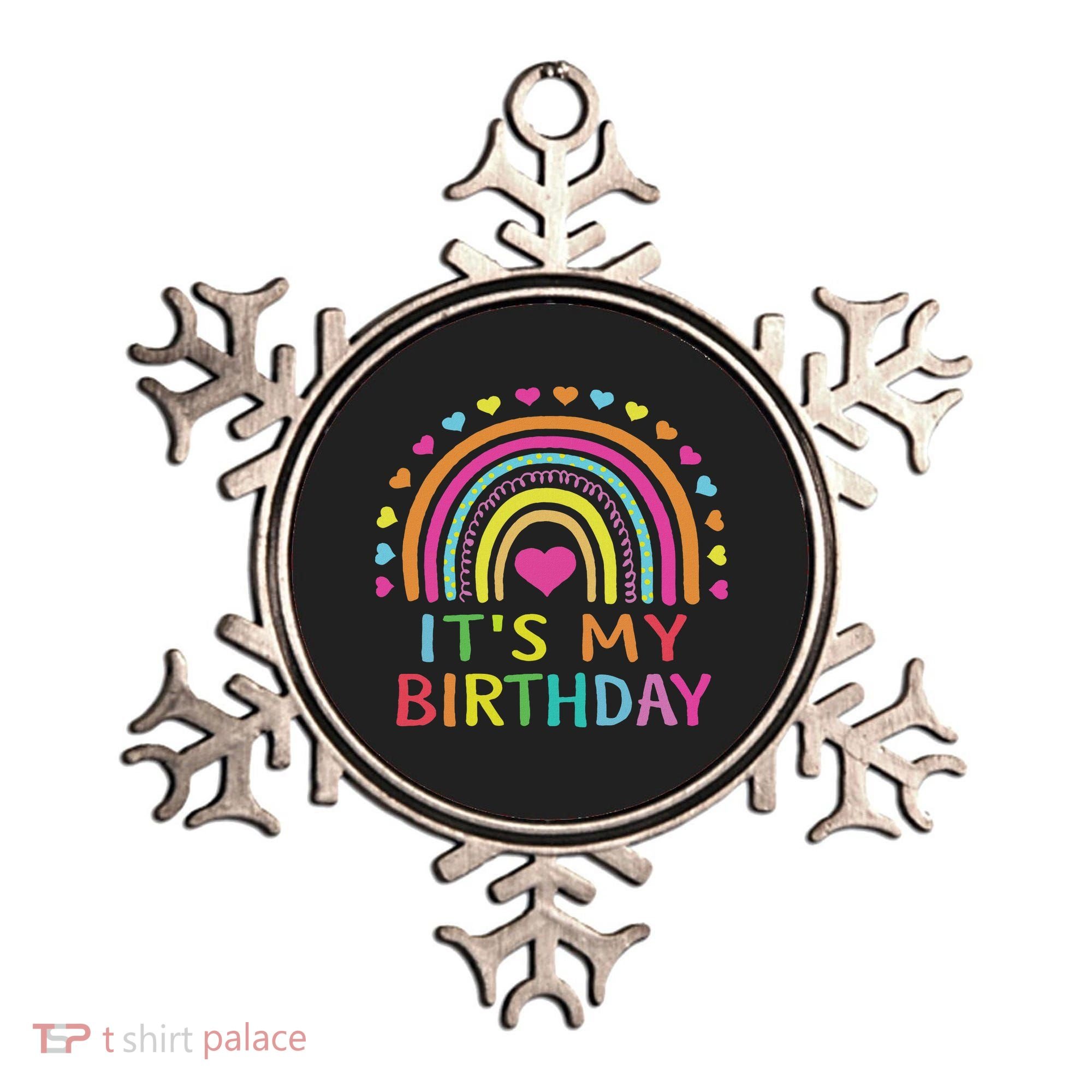 It's My Birthday For Women Ns Gift Rainbow Ornament