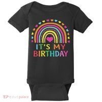 It's My Birthday For Women Ns Gift Rainbow Baby Bodysuit thumb 0