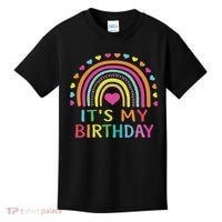 It's My Birthday For Women Ns Gift Rainbow Kids T-Shirt thumb 0