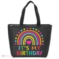 It's My Birthday For Women Ns Gift Rainbow Tote Bag thumb 0