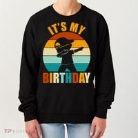Its My Birthday Dab Retro Sunset Women's Sweatshirt thumb 0