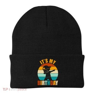 Its My Birthday Dab Retro Sunset Beanie