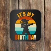 Its My Birthday Dab Retro Sunset Coaster thumb 0