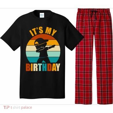 Its My Birthday Dab Retro Sunset Pajama Set