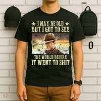 I May Be Old But Got To See The World T-Shirt thumb 6