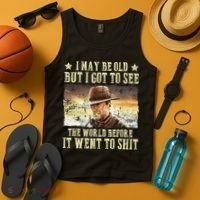 I May Be Old But Got To See The World Tank Top thumb 4