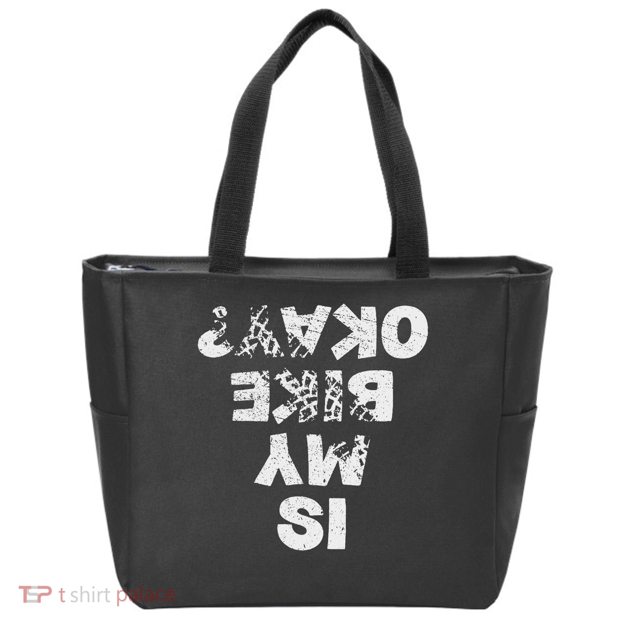 Is My Bike Okay Biker Cycling Funny Cyclist Gift Tote Bag