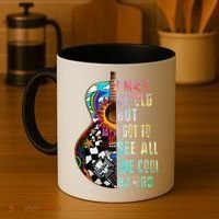 I May Be Old But I Got To See All The Cool Bands Gift Coffee Mug thumb 4