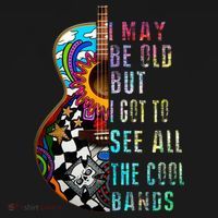 I May Be Old But I Got To See All The Cool Bands Gift Women's Hoodie thumb 2