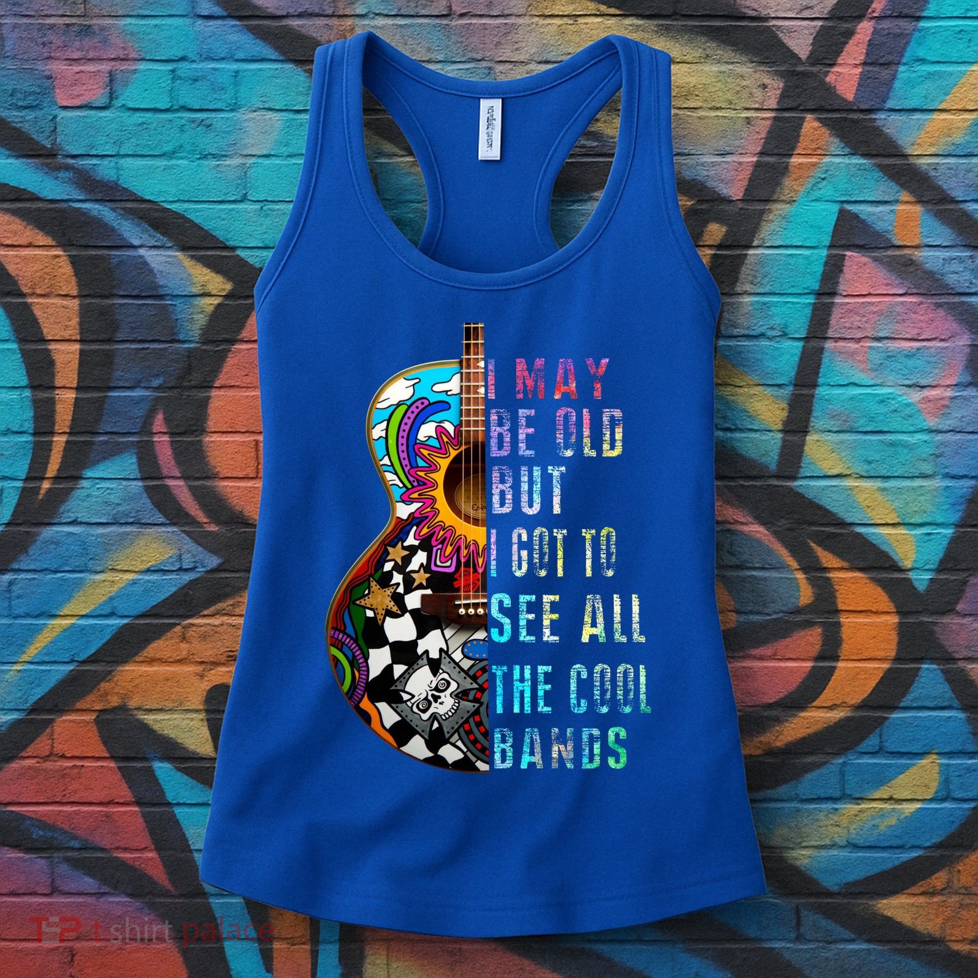 I May Be Old But I Got To See All The Cool Bands Gift Women's Tank Top
