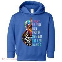 I May Be Old But I Got To See All The Cool Bands Gift Toddler Hoodie thumb 0