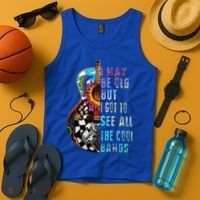 I May Be Old But I Got To See All The Cool Bands Gift Tank Top thumb 4
