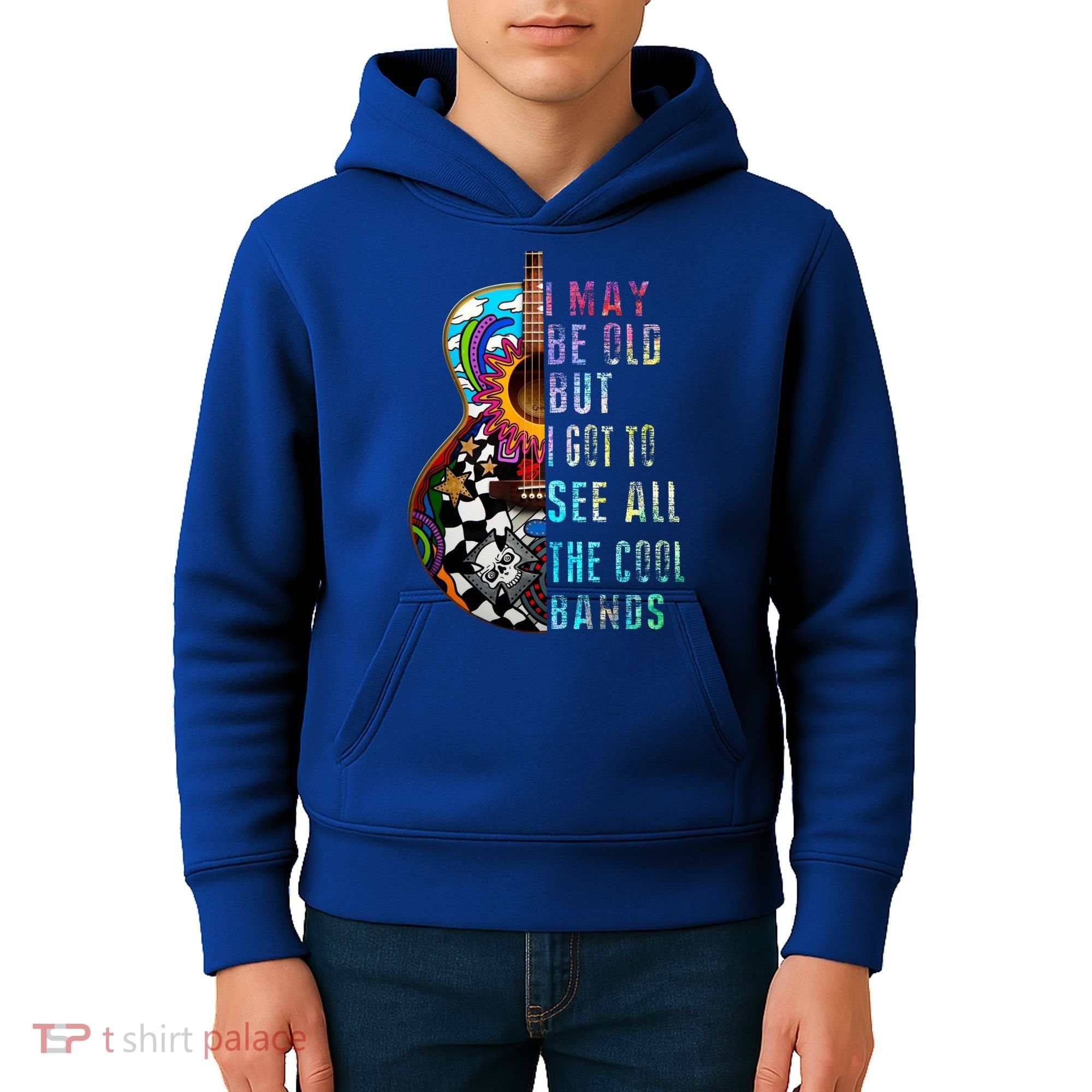 I May Be Old But I Got To See All The Cool Bands Gift Kids Hoodie