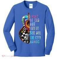 I May Be Old But I Got To See All The Cool Bands Gift Kids Long Sleeve Shirt thumb 0