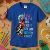 I May Be Old But I Got To See All The Cool Bands Gift Kids T-Shirt thumb 3