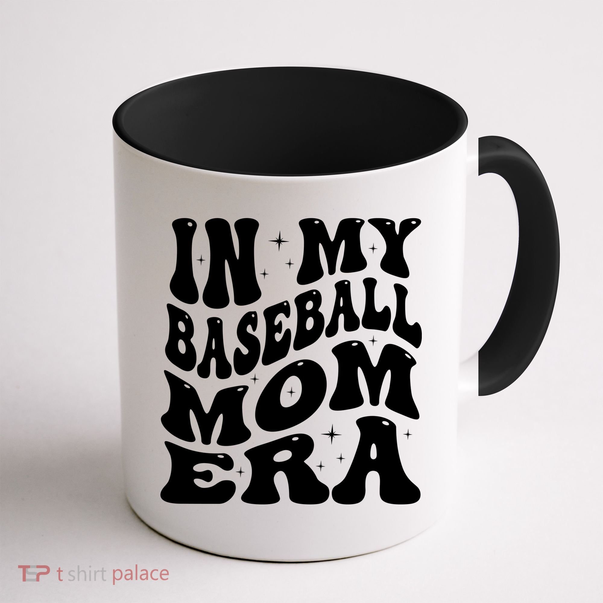 In My Baseball Mom Era Groovy Coffee Mug