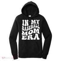In My Baseball Mom Era Groovy Women's Hoodie thumb 0