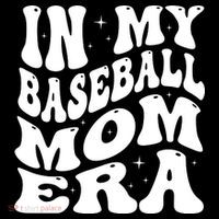 In My Baseball Mom Era Groovy Women's Hoodie thumb 2