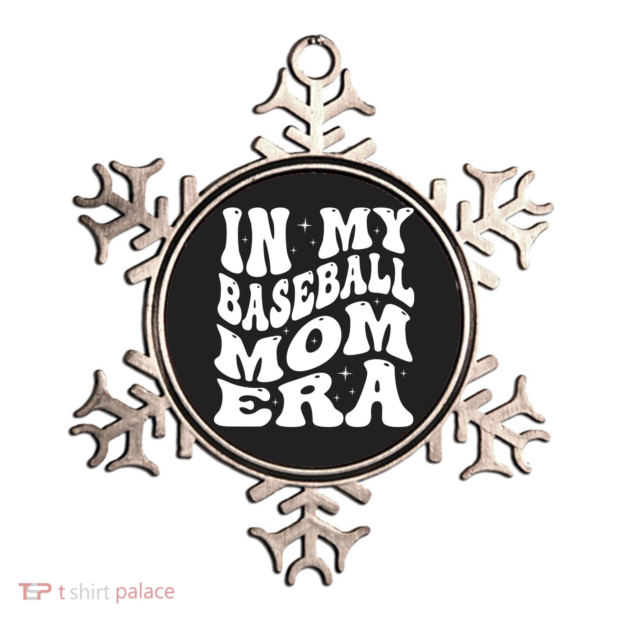 In My Baseball Mom Era Groovy Ornament