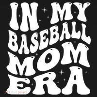 In My Baseball Mom Era Groovy Ornament thumb 1