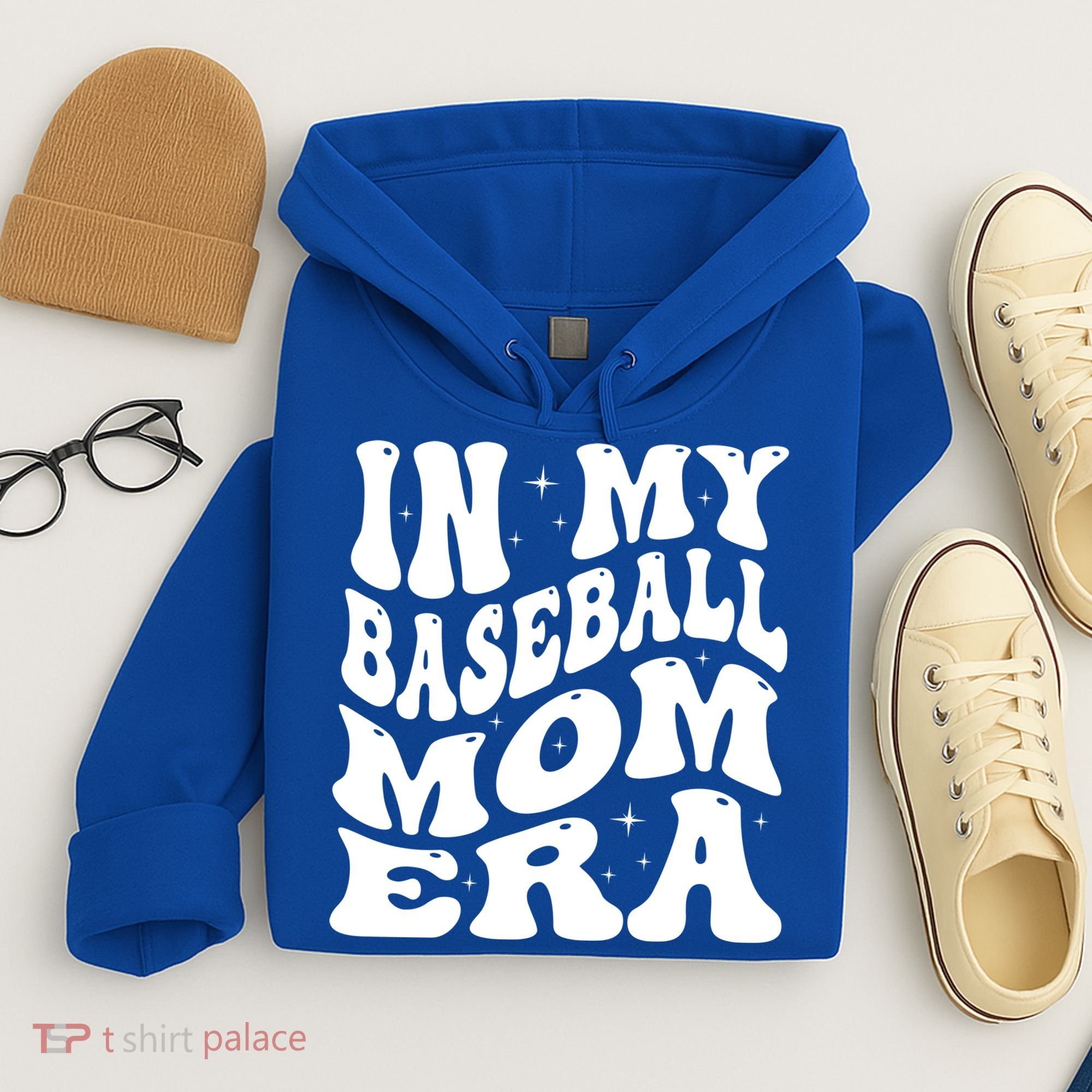 In My Baseball Mom Era Groovy Hoodie