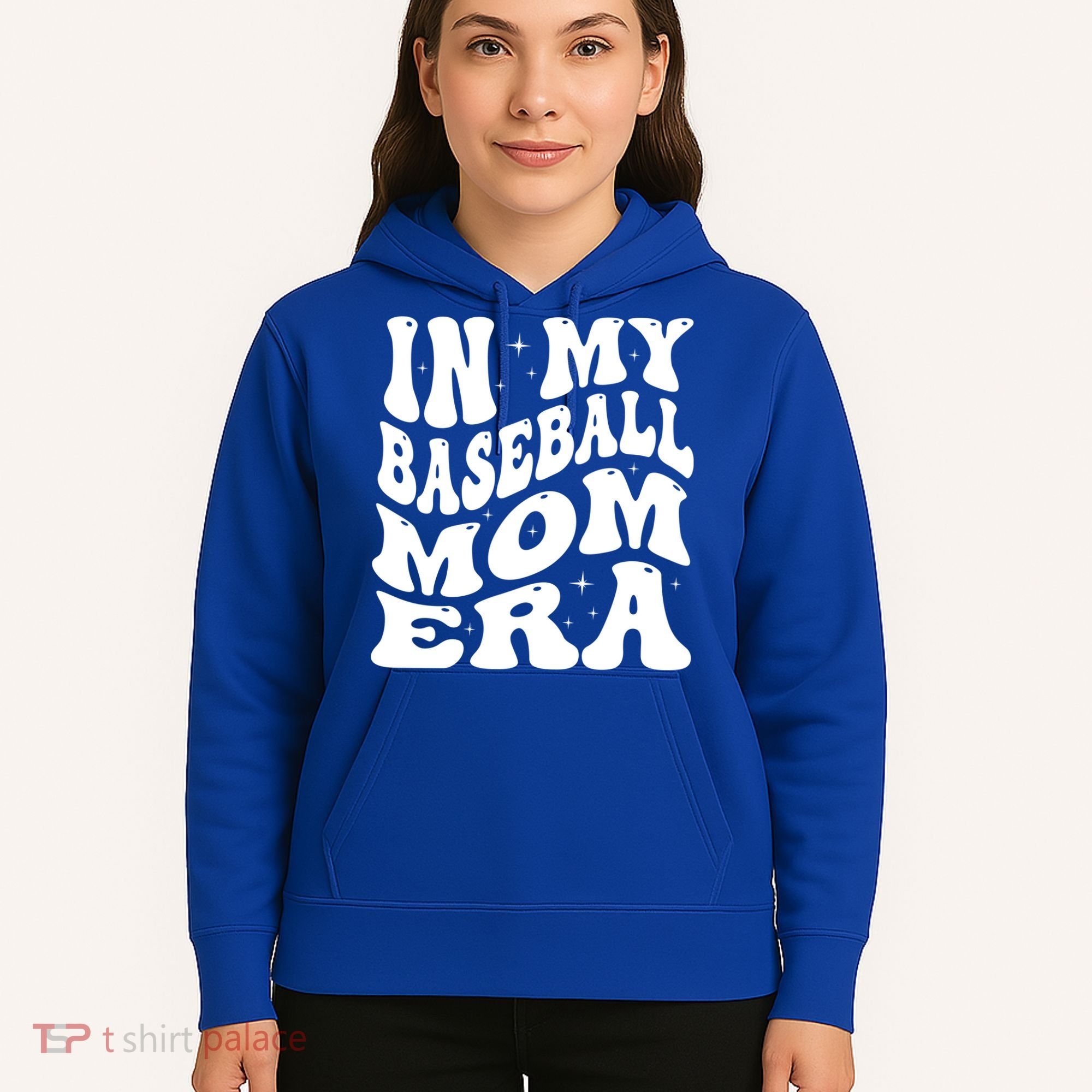 In My Baseball Mom Era Groovy Hoodie