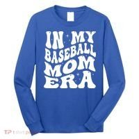 In My Baseball Mom Era Groovy Long Sleeve Shirt thumb 0