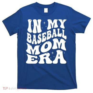 In My Baseball Mom Era Groovy T-Shirt
