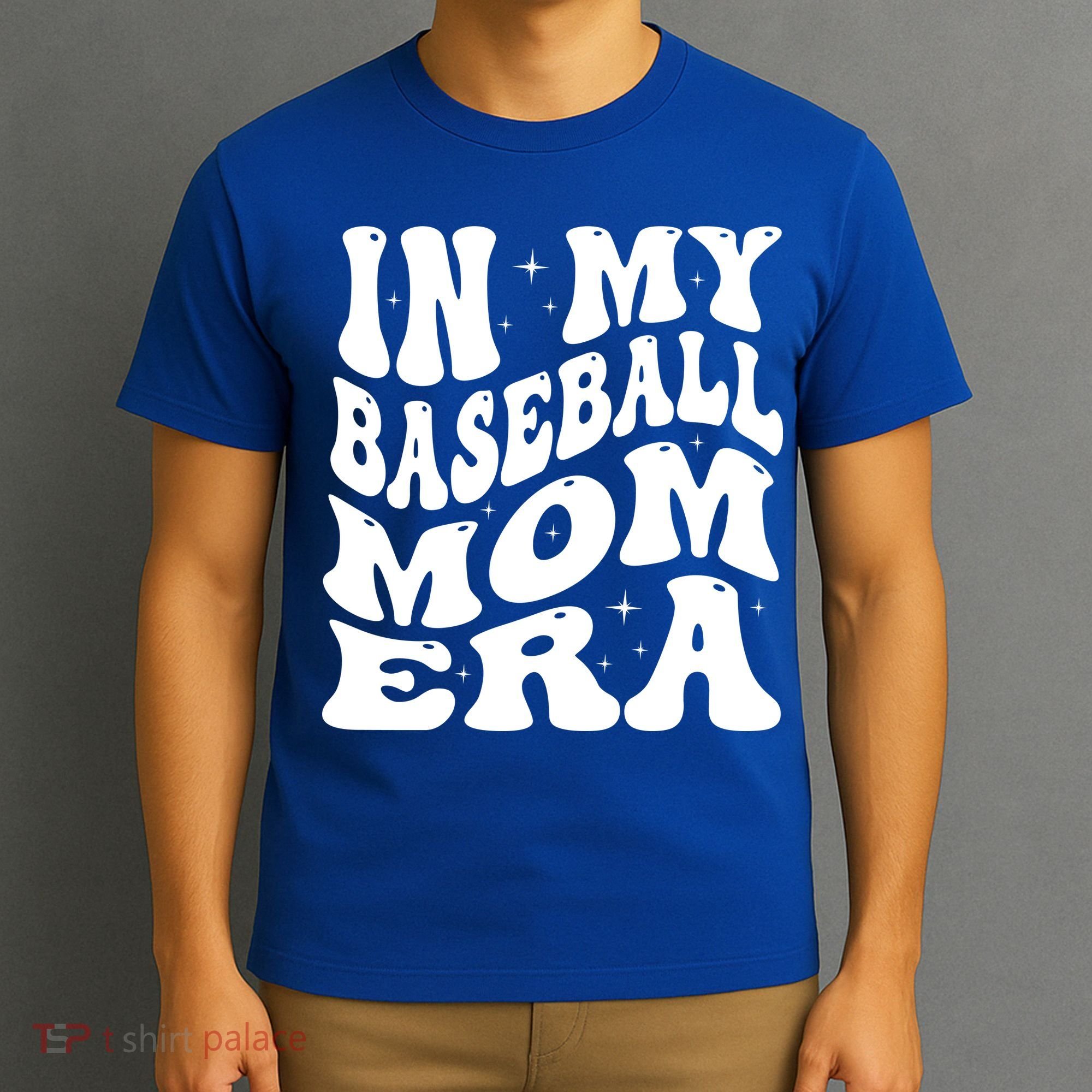 In My Baseball Mom Era Groovy T-Shirt
