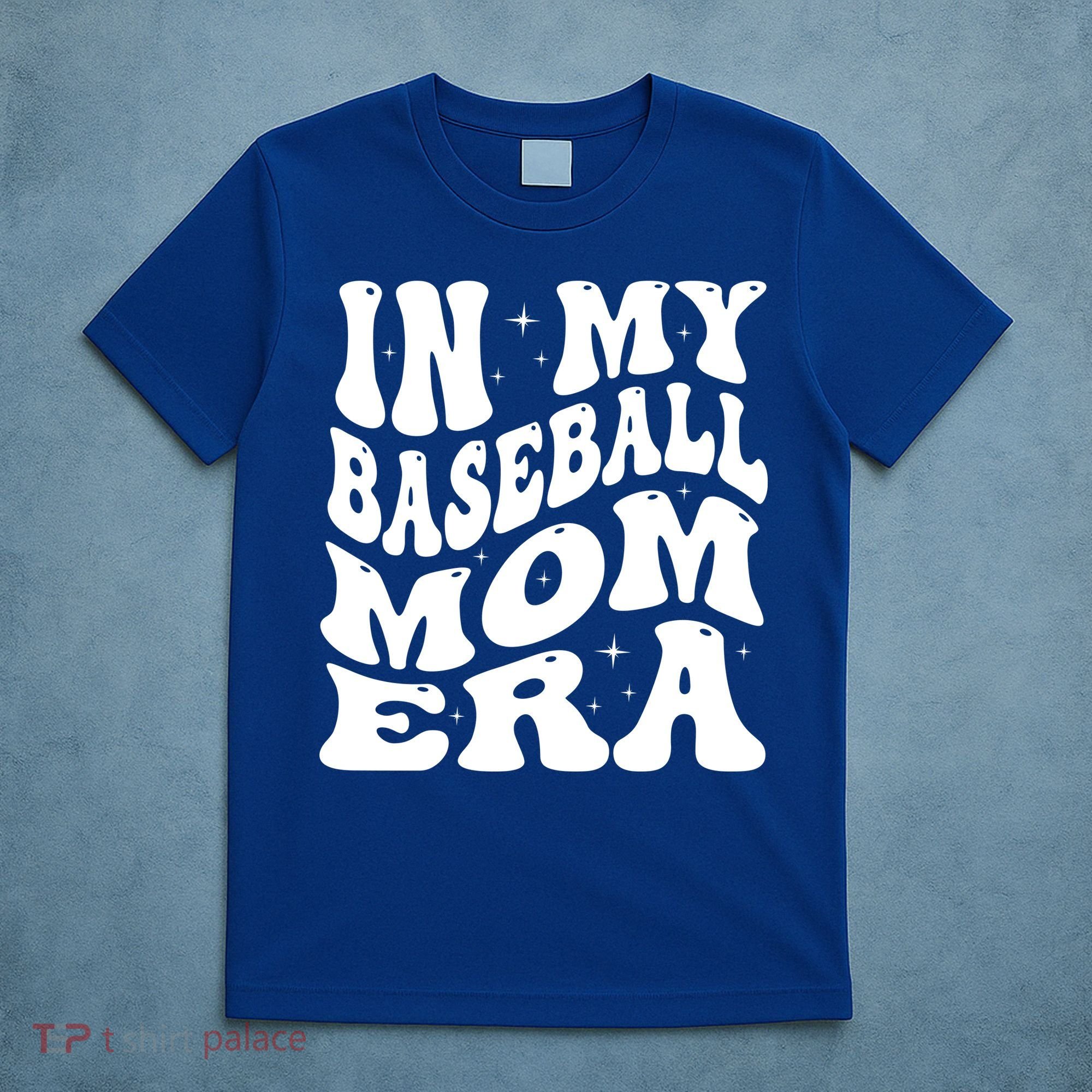In My Baseball Mom Era Groovy T-Shirt