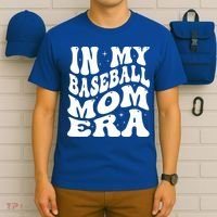 In My Baseball Mom Era Groovy T-Shirt thumb 6