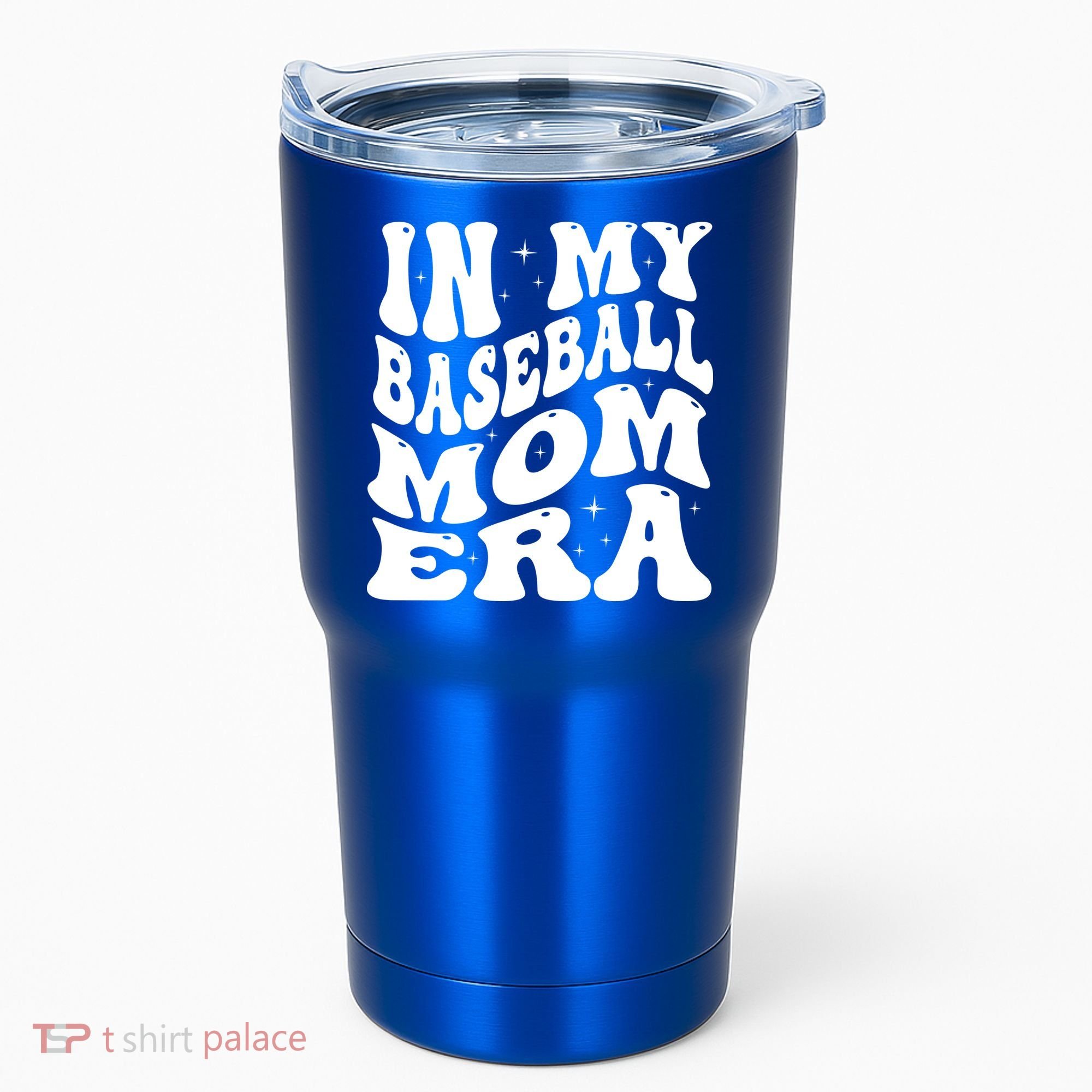 In My Baseball Mom Era Groovy Tumbler