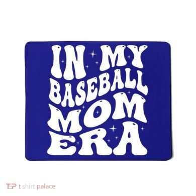In My Baseball Mom Era Groovy Mousepad