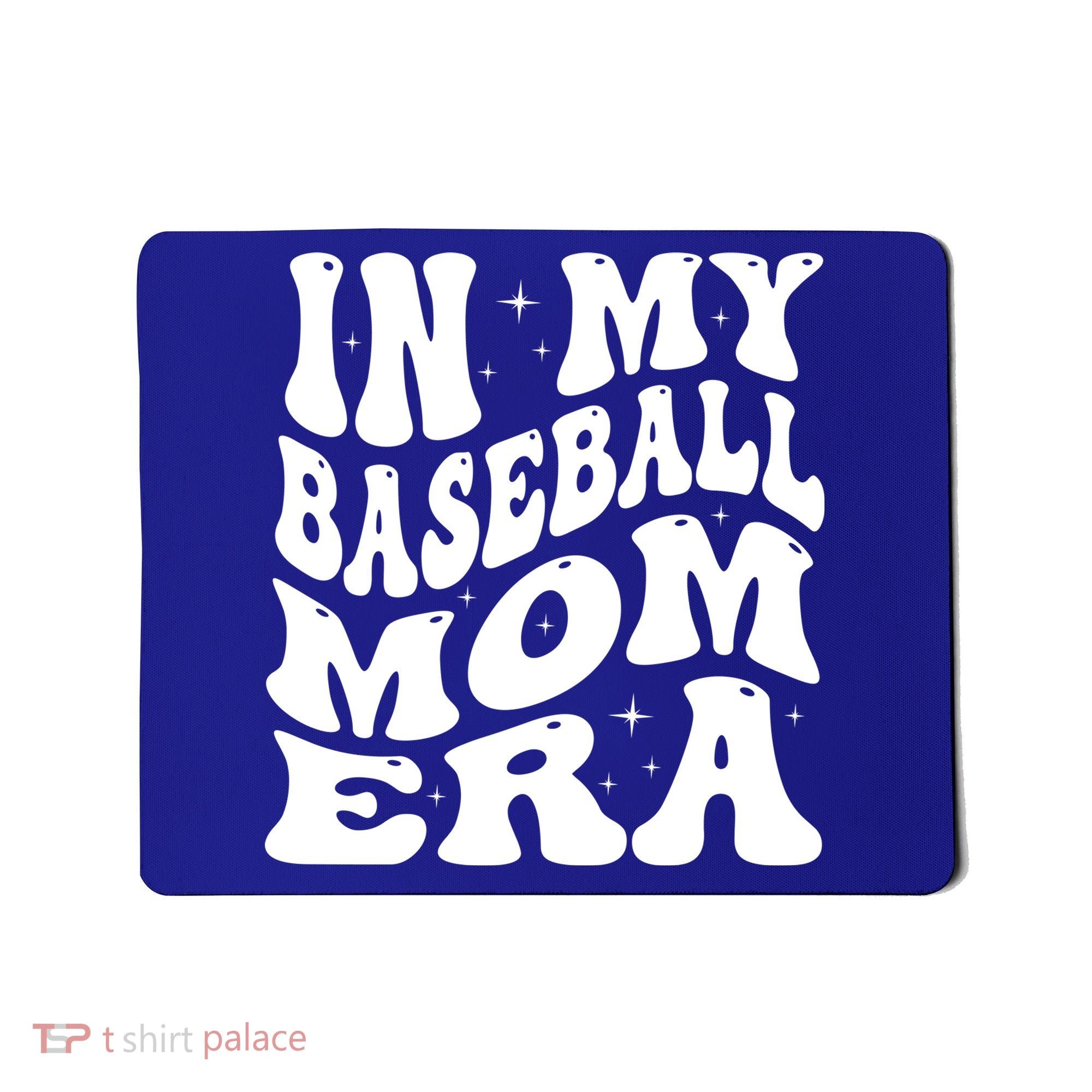 In My Baseball Mom Era Groovy Mousepad