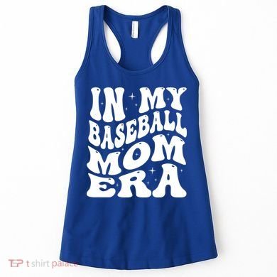 In My Baseball Mom Era Groovy Women's Tank Top