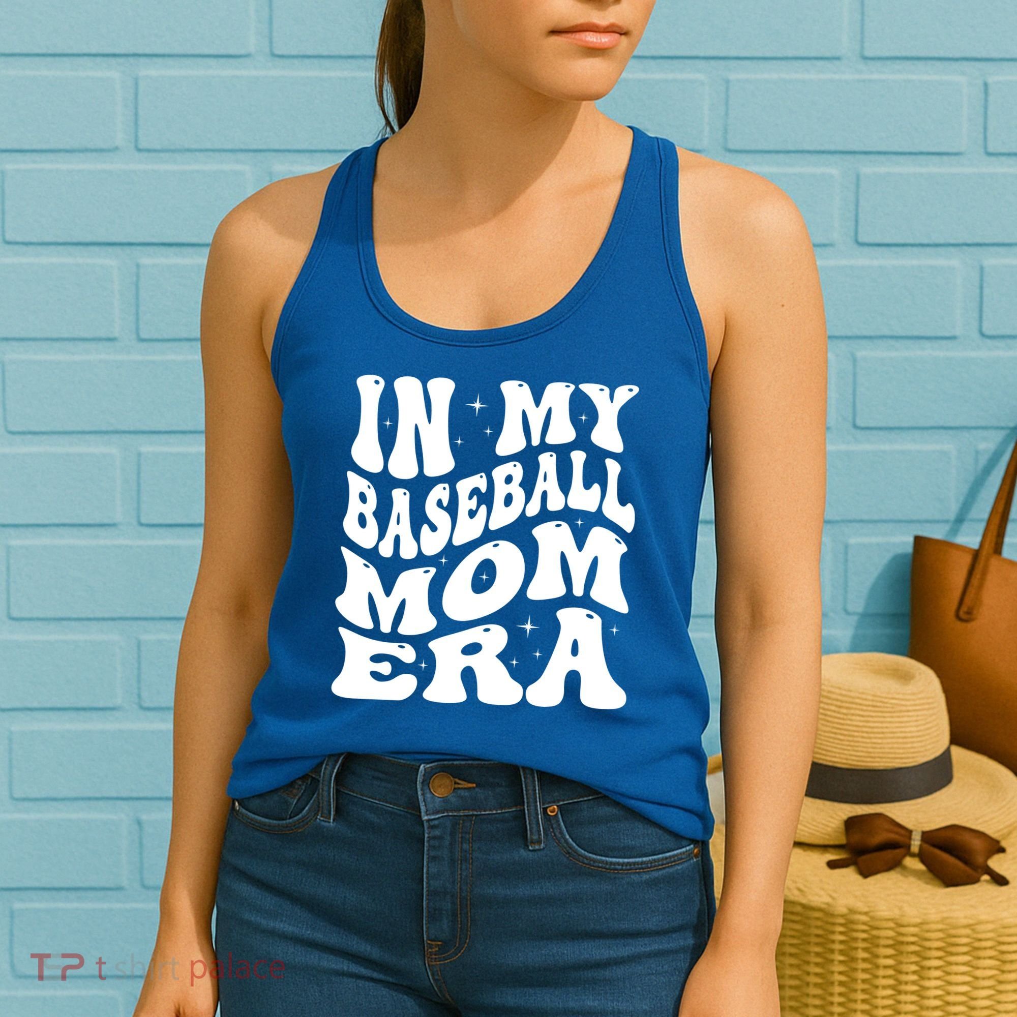 In My Baseball Mom Era Groovy Women's Tank Top