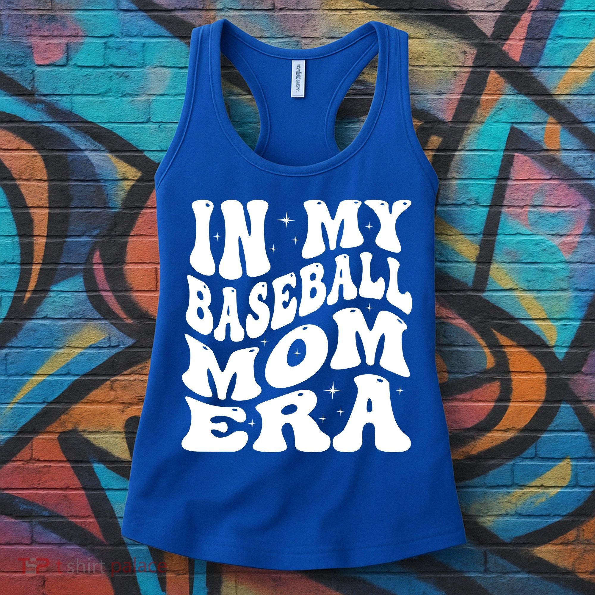In My Baseball Mom Era Groovy Women's Tank Top