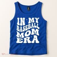 In My Baseball Mom Era Groovy Tank Top thumb 2