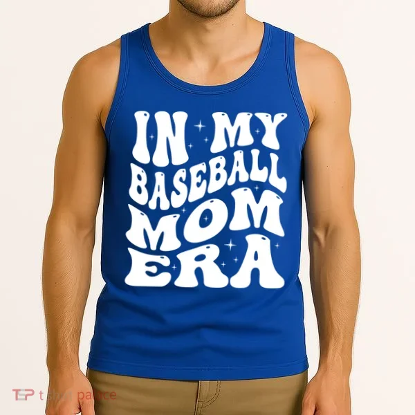 In My Baseball Mom Era Groovy Tank Top
